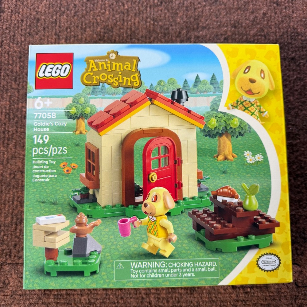 LEGO Animal Crossing Goldies Cozy House 77058 Building Toy Set 149 Pieces NEW